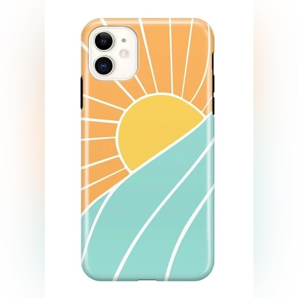 NEW Casely Waves & Rays Sunshine Case for iPhone 11. - Picture 1 of 3